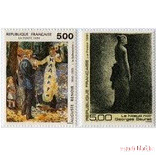 France Francia Nº 2692/93 1991 Pintura, lujo