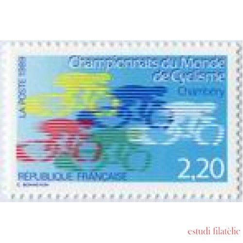 France Francia Nº 2590 1989 Ciclismo, lujo