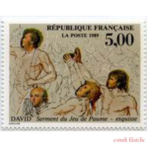 France Francia Nº 2591 1989 Derechos hombre , lujo