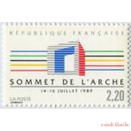 France Francia Nº 2600 1989 Arco defensa, lujo