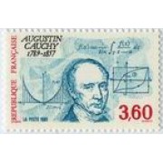 France Francia Nº 2610 1989 Agustn Cauchy , lujo