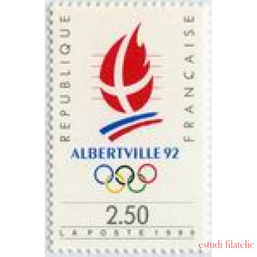 France Francia Nº 2632 1990 Olimpiadas, Alverbitlle 92