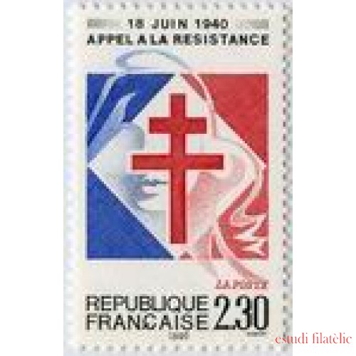 France Francia Nº 2656 1990 Resistencia, lujo