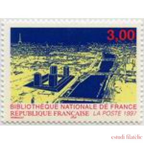 France Francia Nº 3041 1996 Biblioteca, lujo