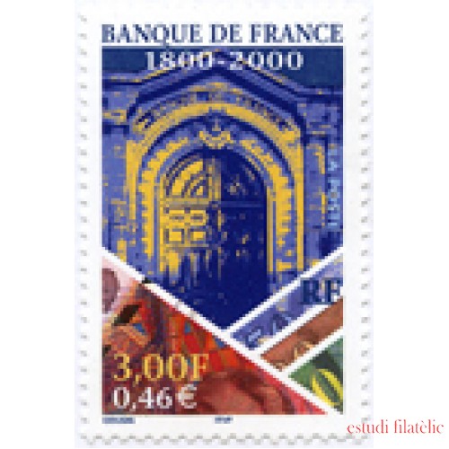 France Francia Nº 3299 2000 Banco, lujo