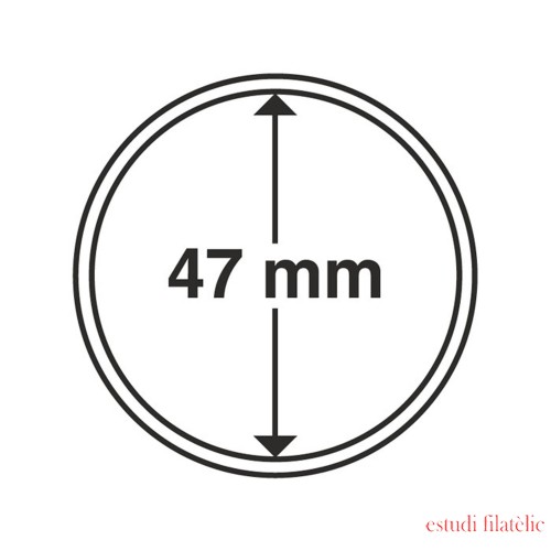 Leuchtturm 300829 cápsulas de monedas diámetro interior 47 mm