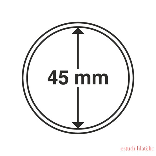 Leuchtturm 303660 cápsulas de monedas diámetro interior 45 mm