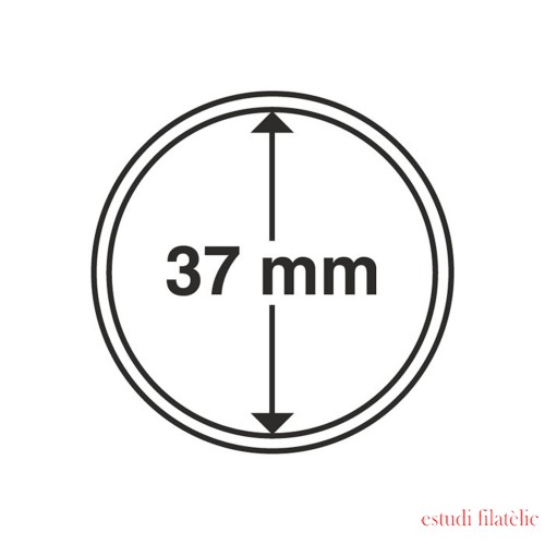 Leuchtturm 315520 cápsulas de monedas diámetro interior 37 mm