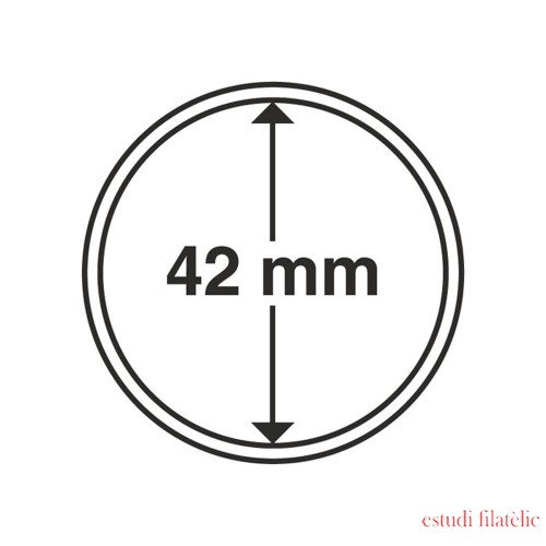 Leuchtturm 318006 cápsulas de monedas diámetro interior 42 mm