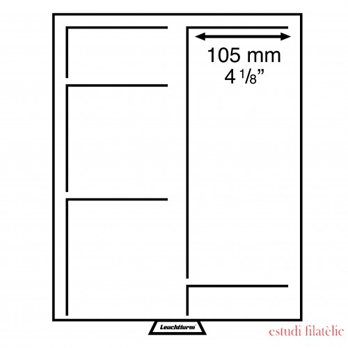 Leuchtturm 322066 Bandeja para monedas para diferentes divisiones, color humo 