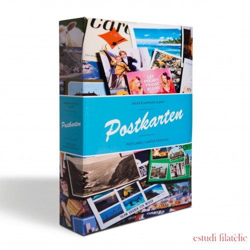 Leuchtturm 342620 Álbum POSTKARTEN para 200 tarjetas postales, con 50 fundas firmemente enduademadas