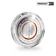 Leuchtturm 361327 Cápsulas ULTRA Perfect Fit para alemanes 5 Euro (27,25 mm),  paquete de 100