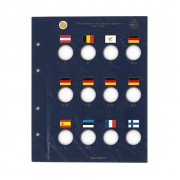 Leuchtturm 365541 Hojas VISTA para 23 monedas co nmemorativas europ. de 2€