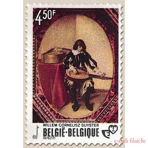 Bélgica - 1822 - 1976 Jóvenes músicos Filatelia de la juventud Cuadro Lujo