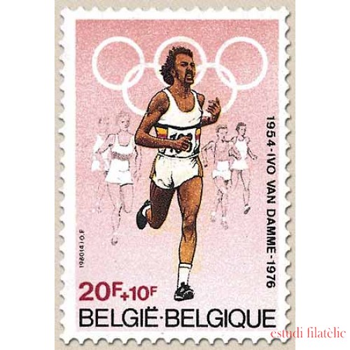 OLI1/S Bélgica  Nº 1972  1980 Deportes Ivo van Damme, medallista olímpico Montreal